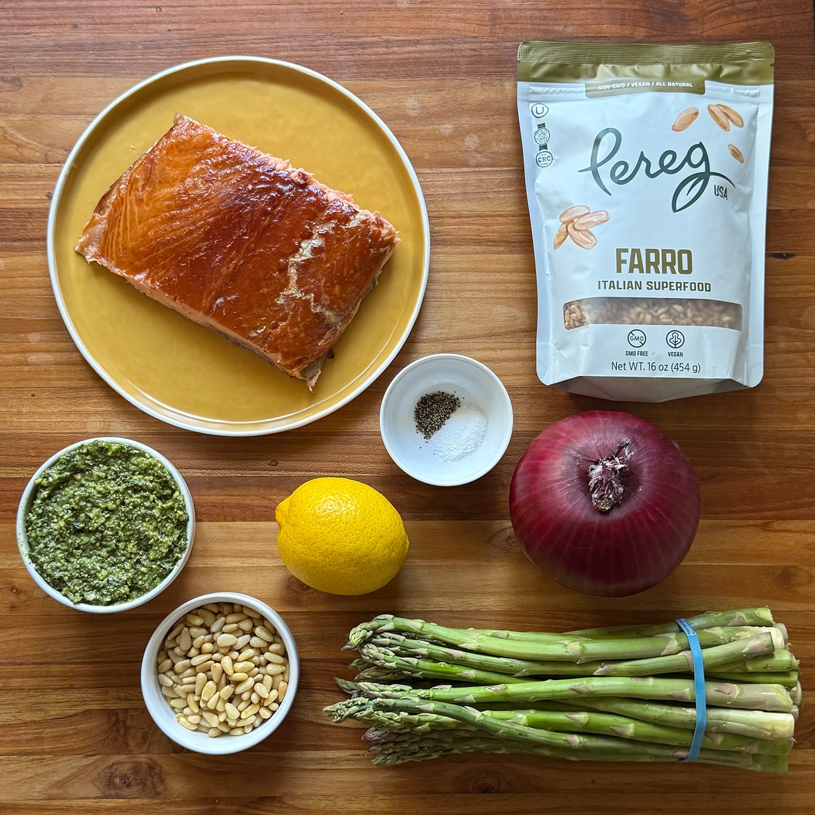 Ingredients for Farro Salad