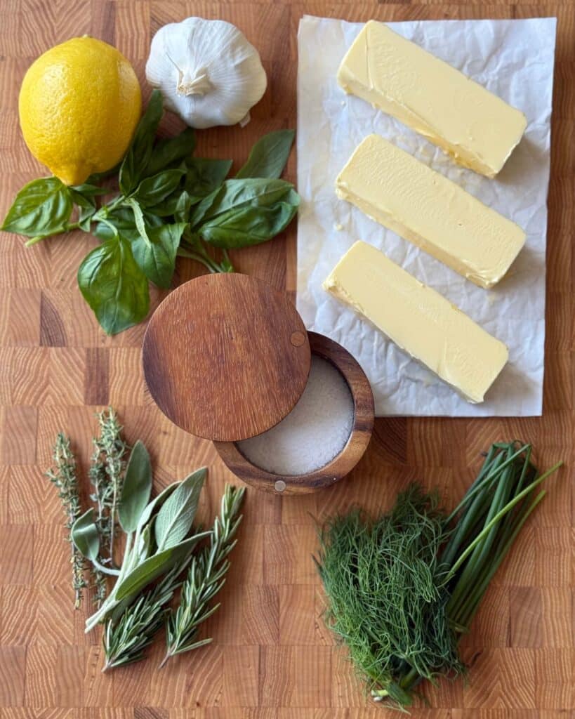 Compound Butter Variations Ingredients