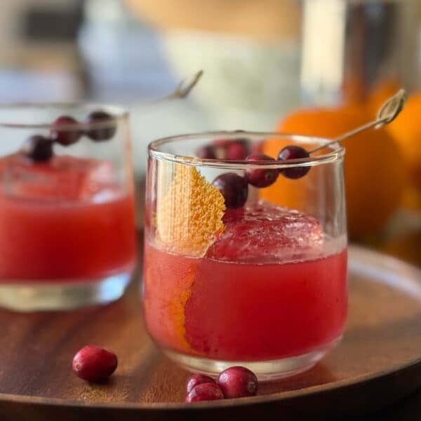 Cranberry Old Fashioned Cocktail