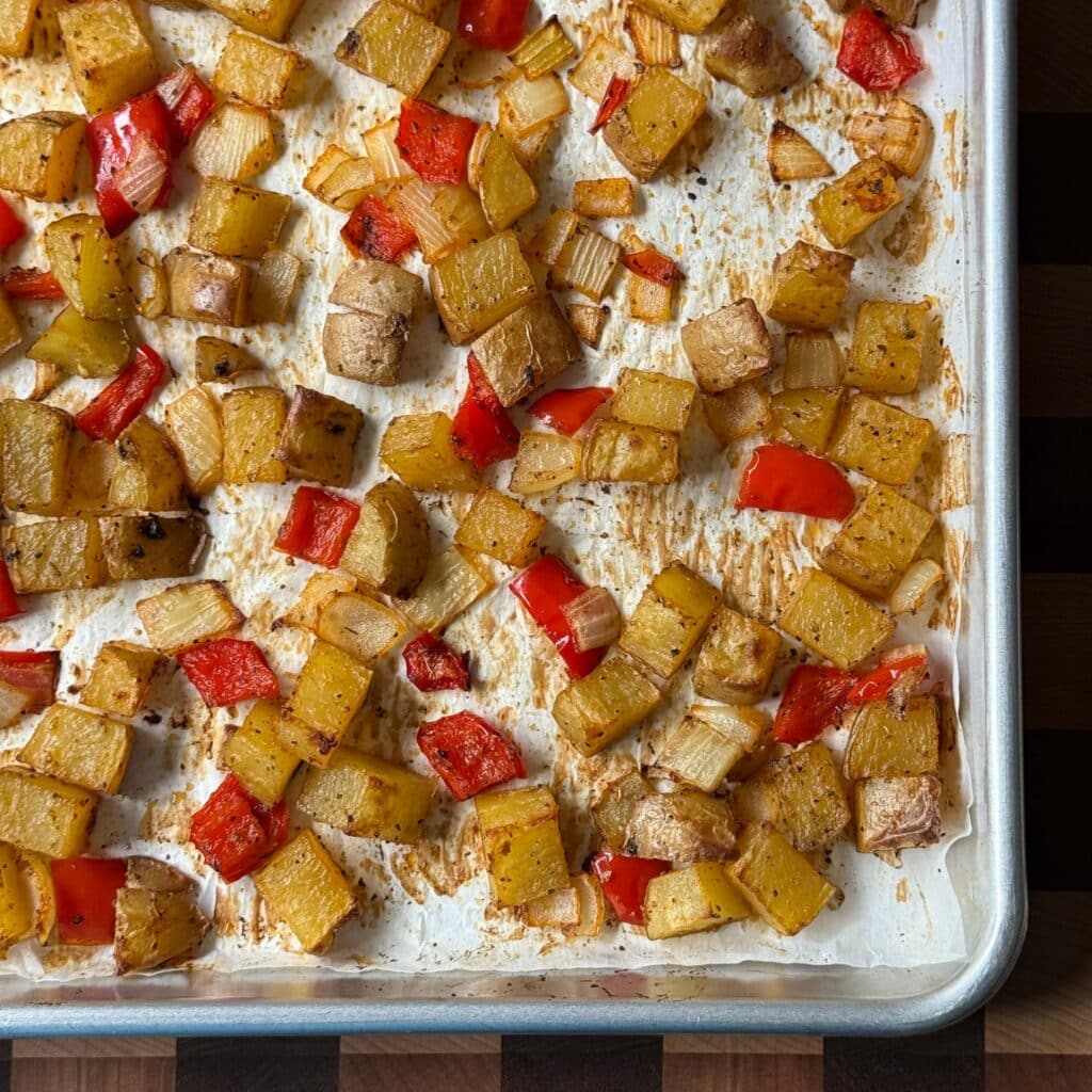 Make Ahead Breakfast Potatoes on Sheet Pan