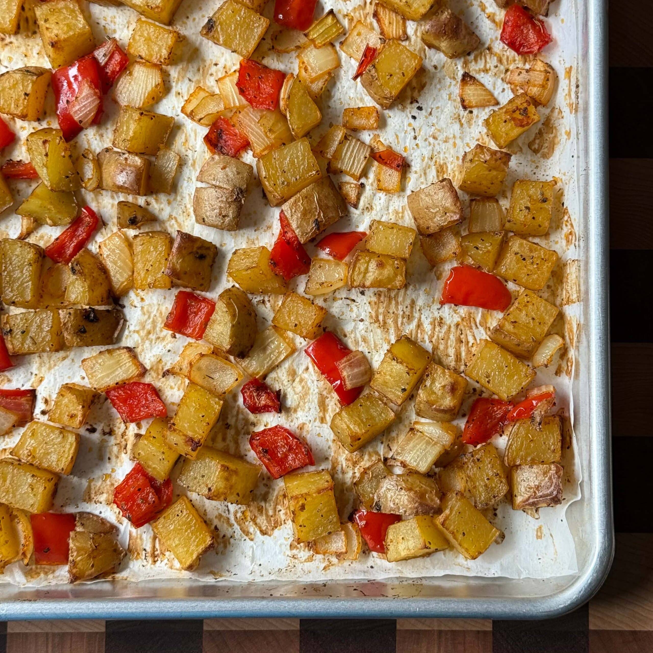 Make Ahead Breakfast Potatoes on Sheet Pan