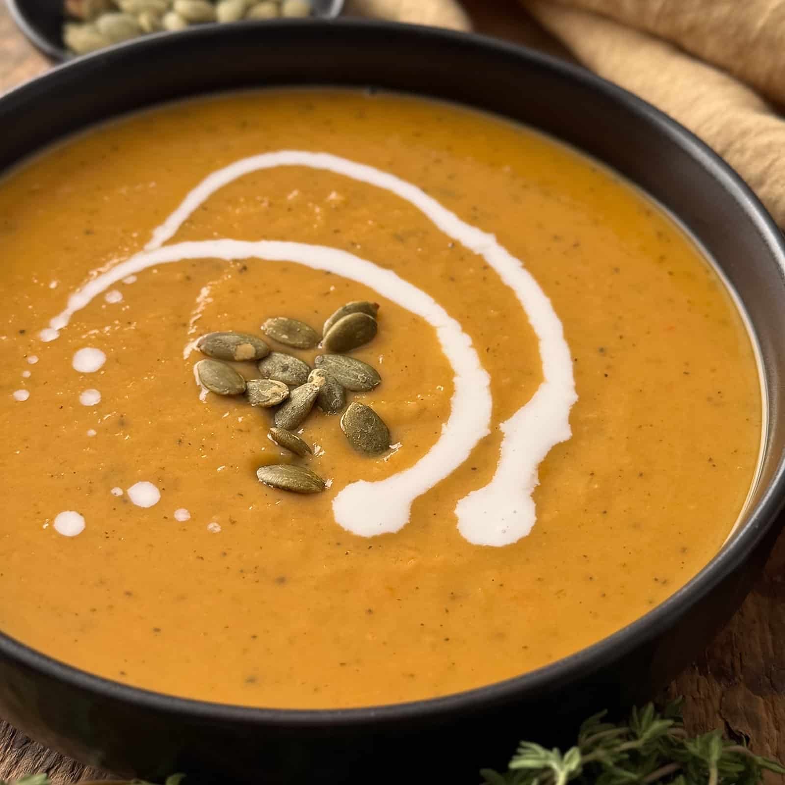 Acorn Squash and Sweet Potato Soup