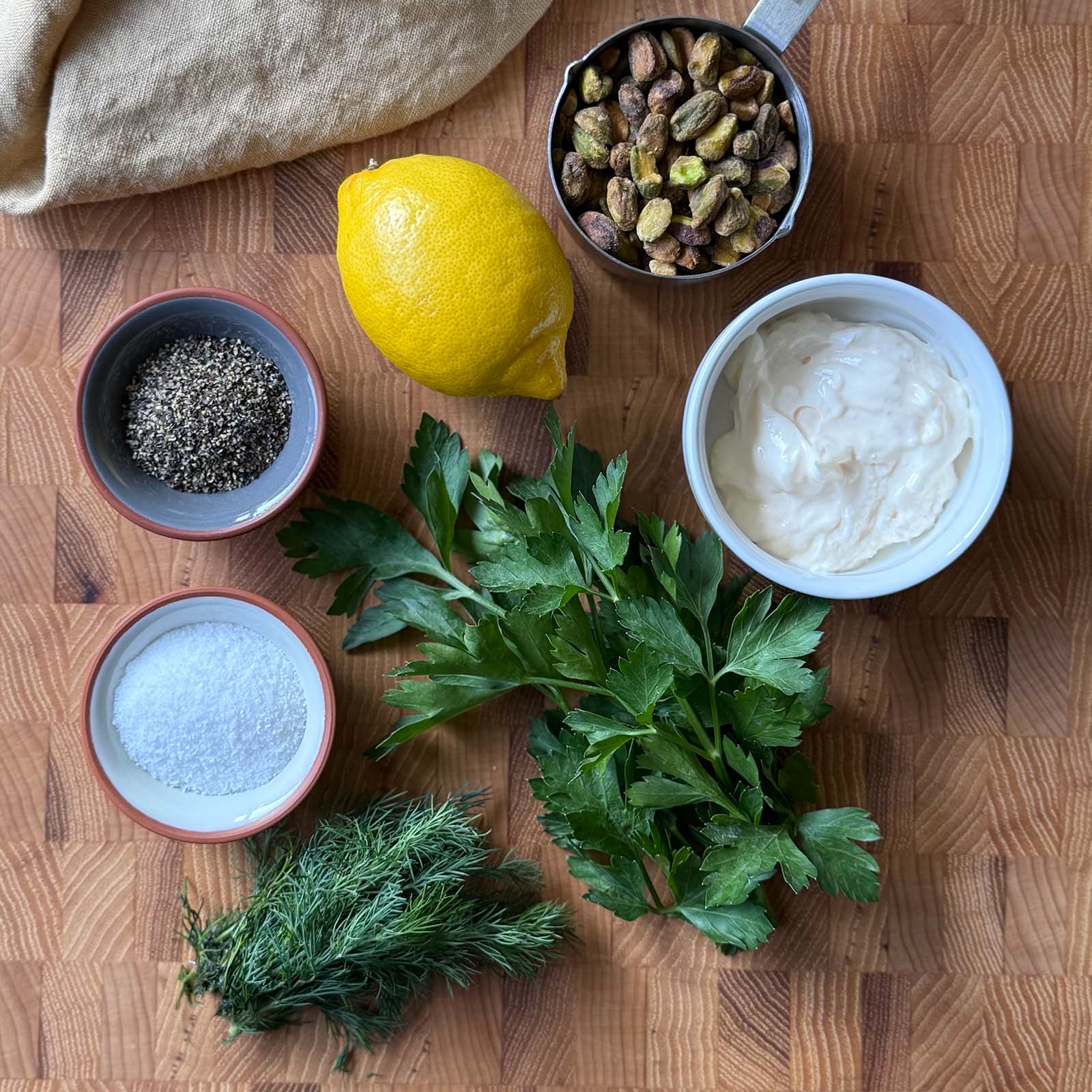 Pistachio Crust Ingredients