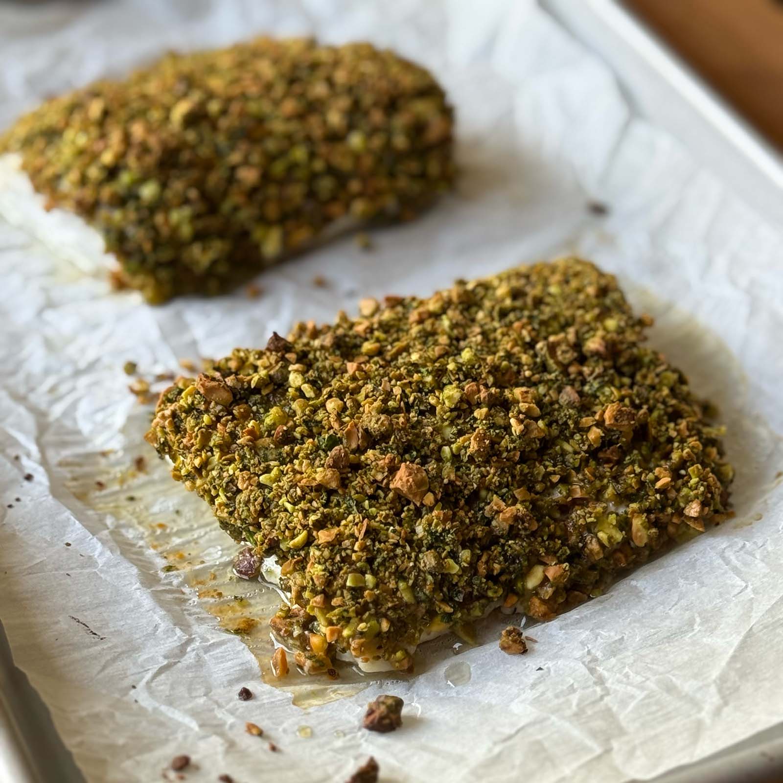 Pistachio Crusted Fish