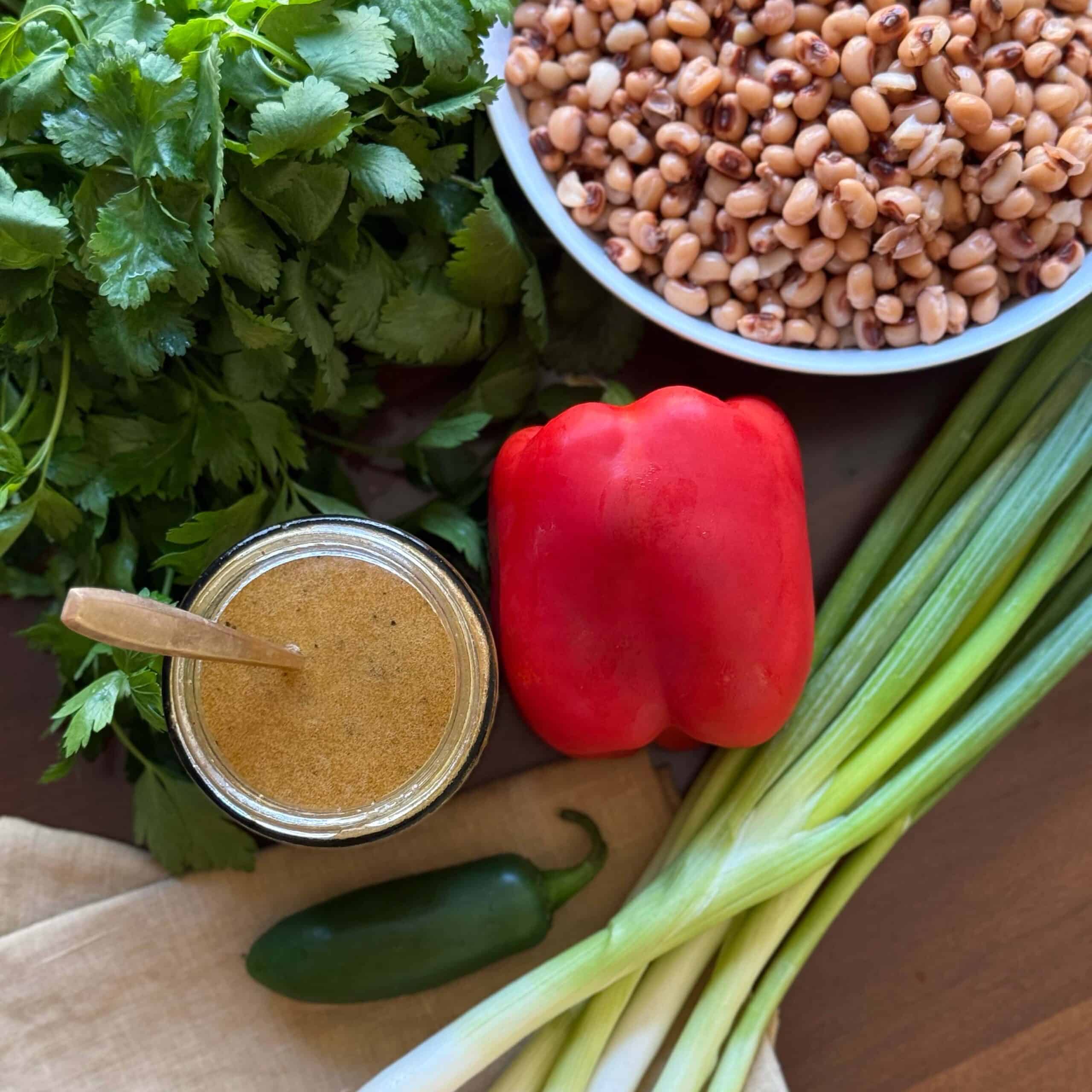 Black Eyed Pea Salad Ingredients