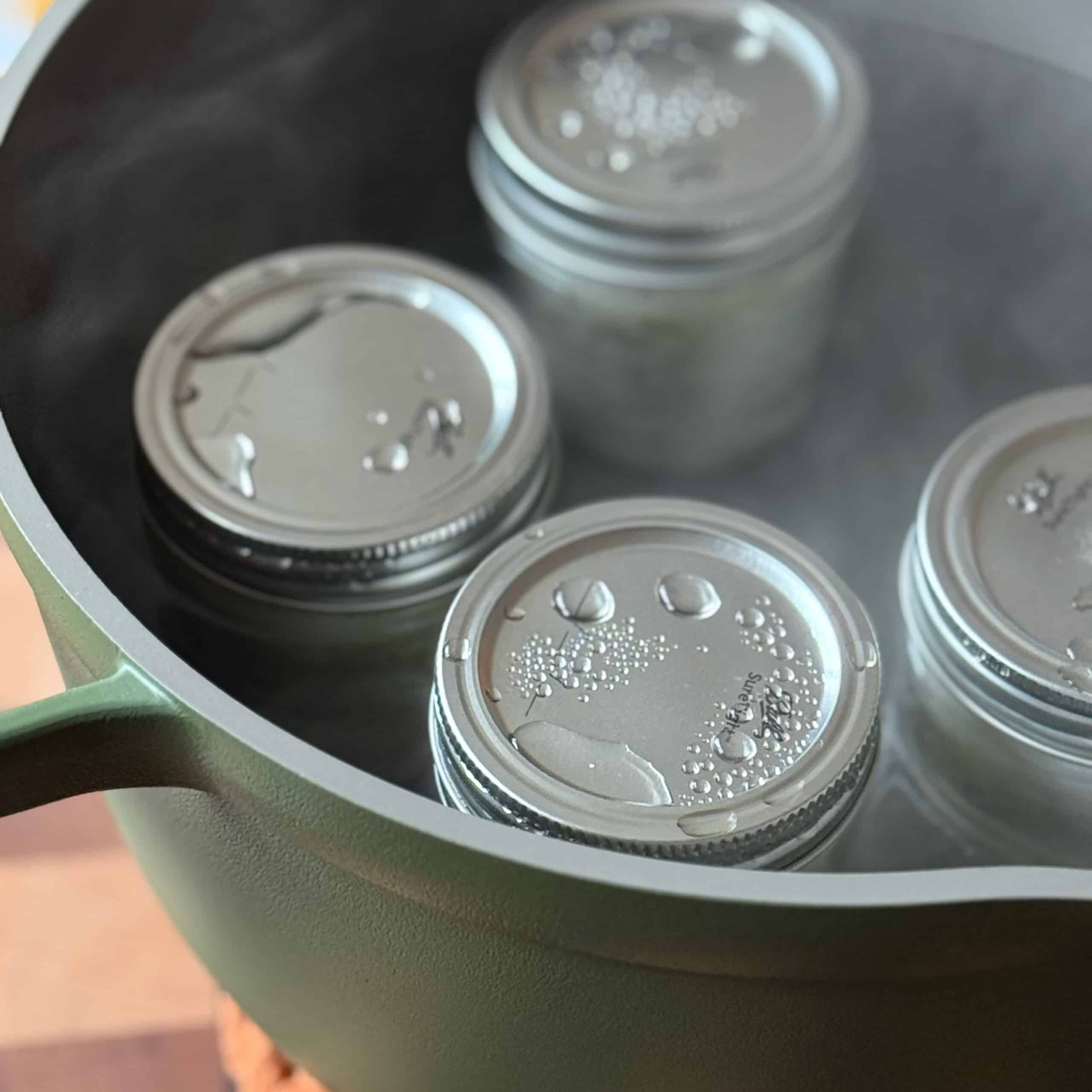 Coddled Eggs Steaming in a Pot