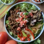 “Beef” Fajita Salads