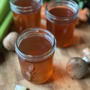 Homemade Vegetable Stock from Scraps