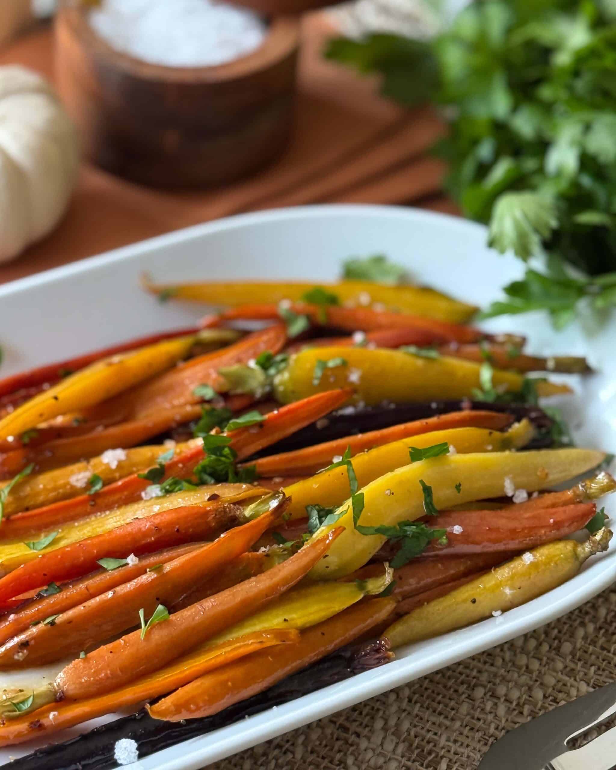 Maple Glazed Carrots 4x5
