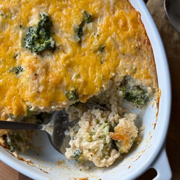 Cheesy Broccoli Rice Casserole
