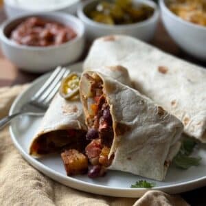 Bean & Potato Burritos