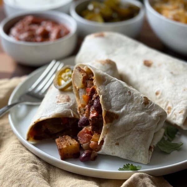 Bean & Potato Burritos