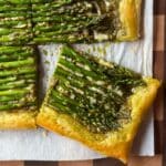 Asparagus Pesto Puff Pastry Tart