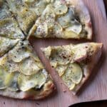 Pesto and Potato Pizza