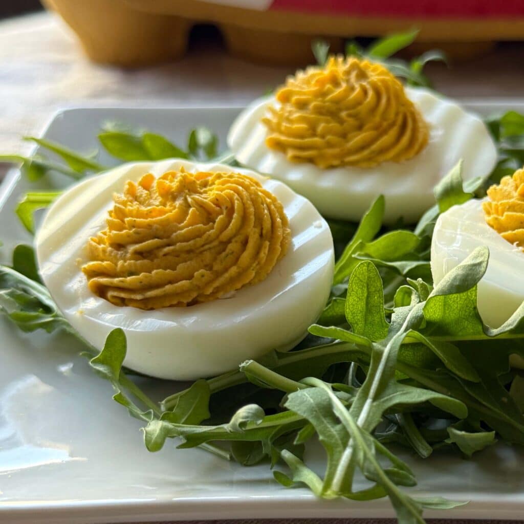 Barbecue Ranch Deviled Eggs Filling