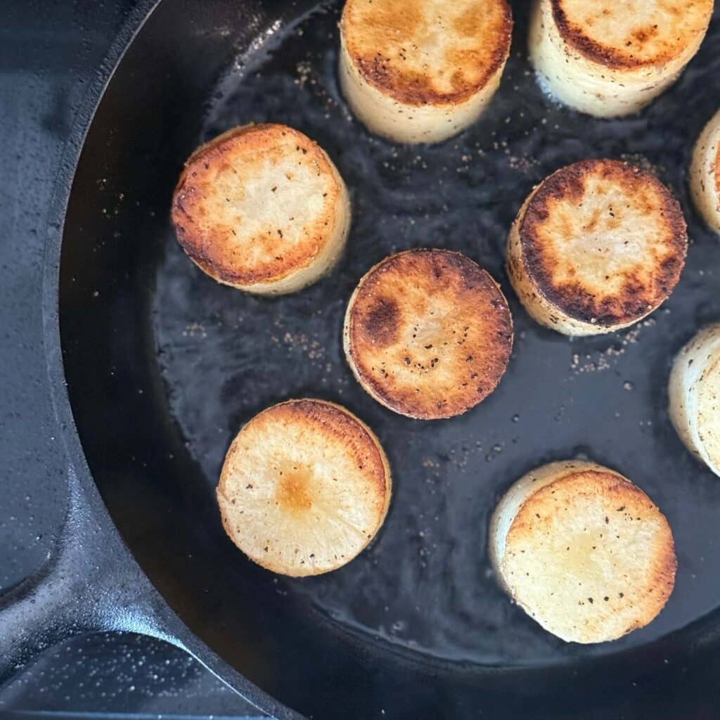 Fondant Potatoes Sear