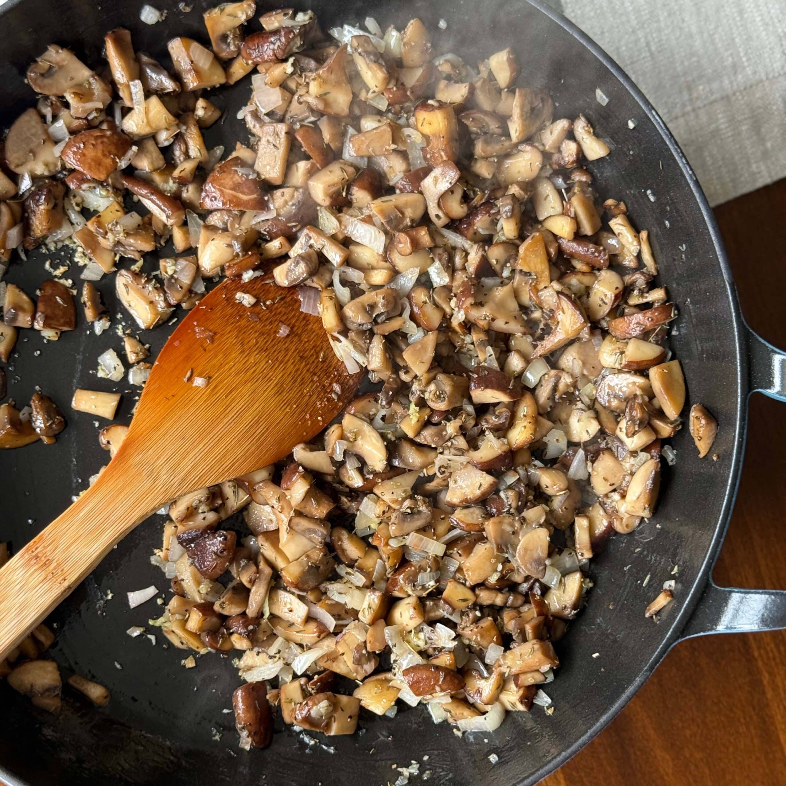 Mushroom Gravy Step 3