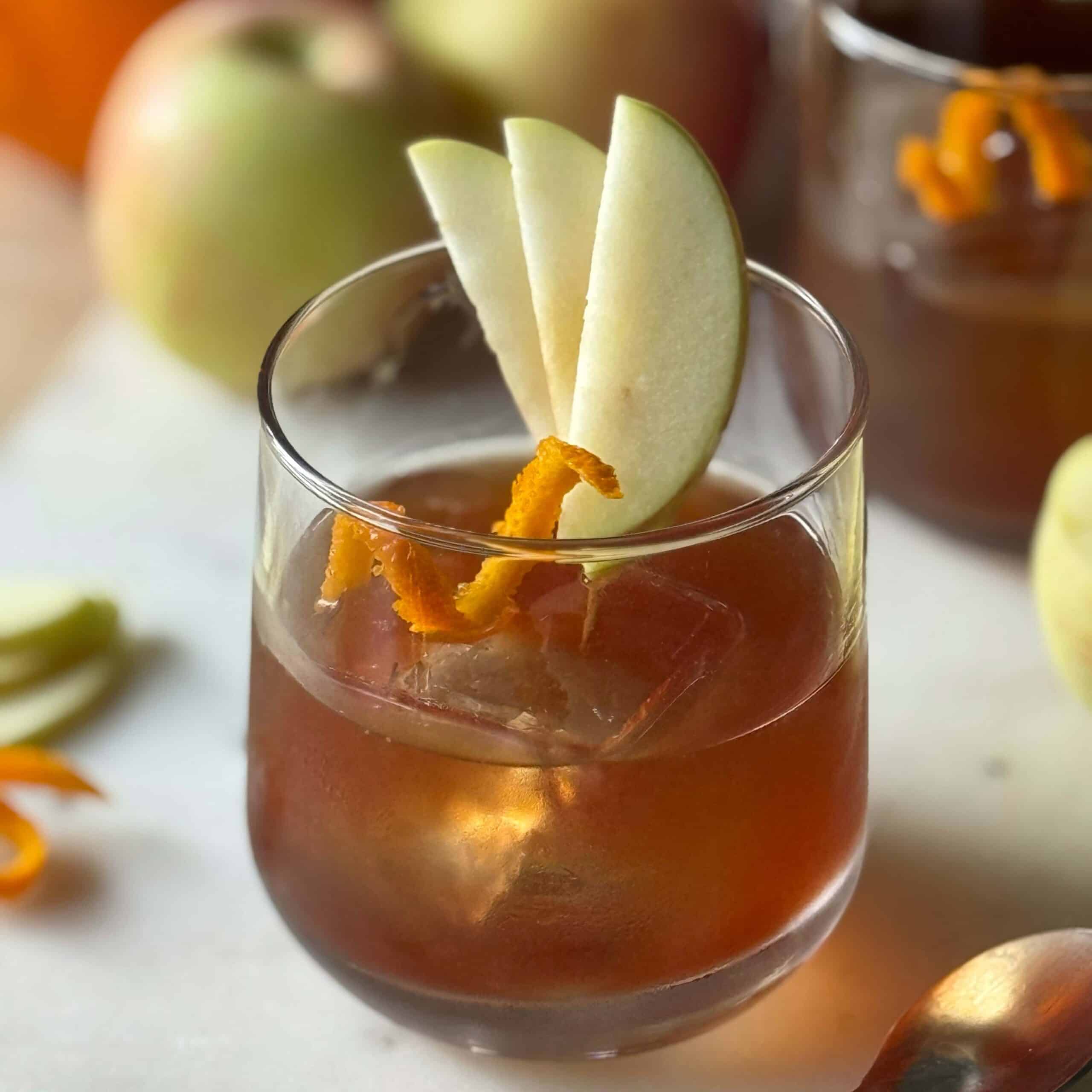 Apple Cider Old Fashioned Cocktail
