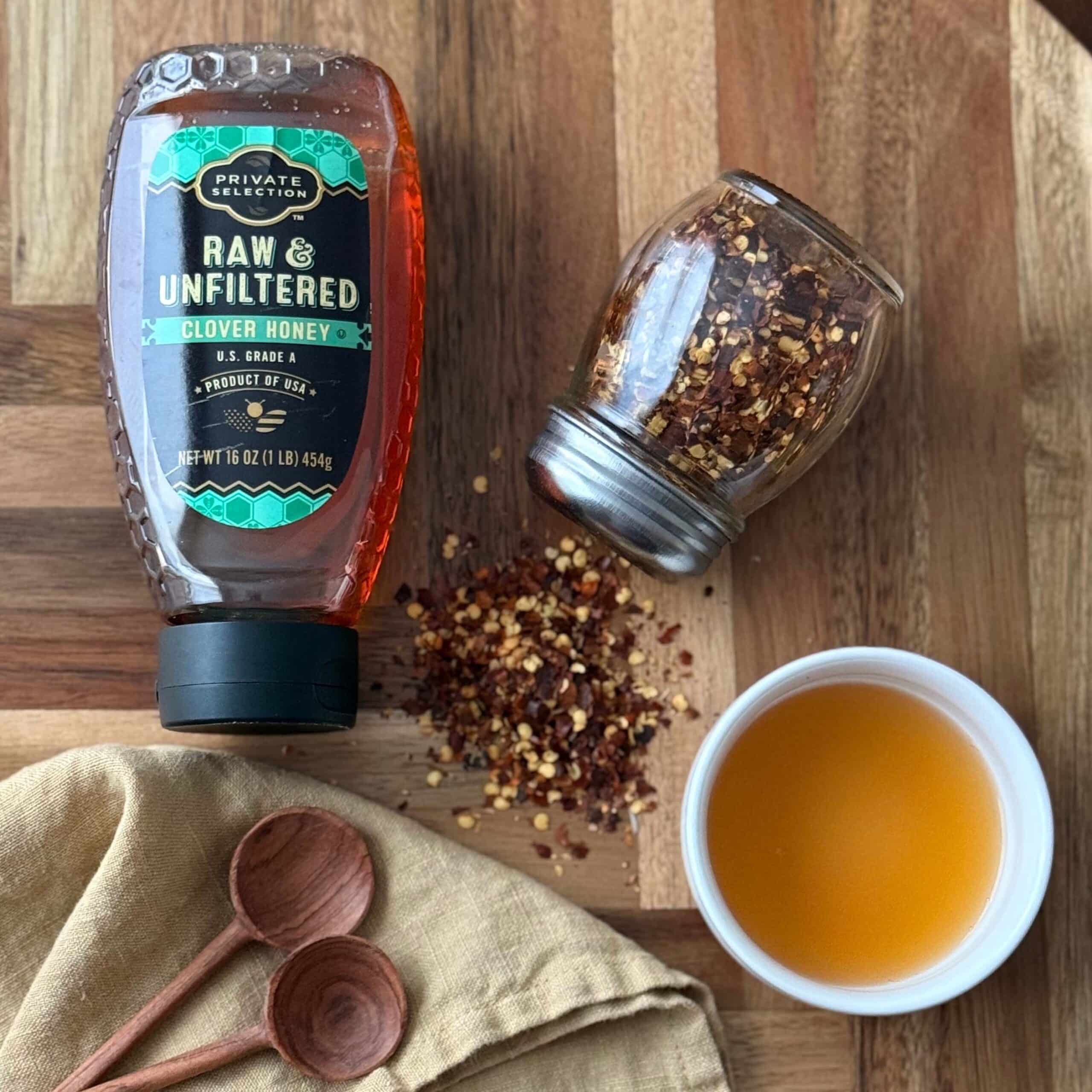 Ingredients for Hot Honey Recipe