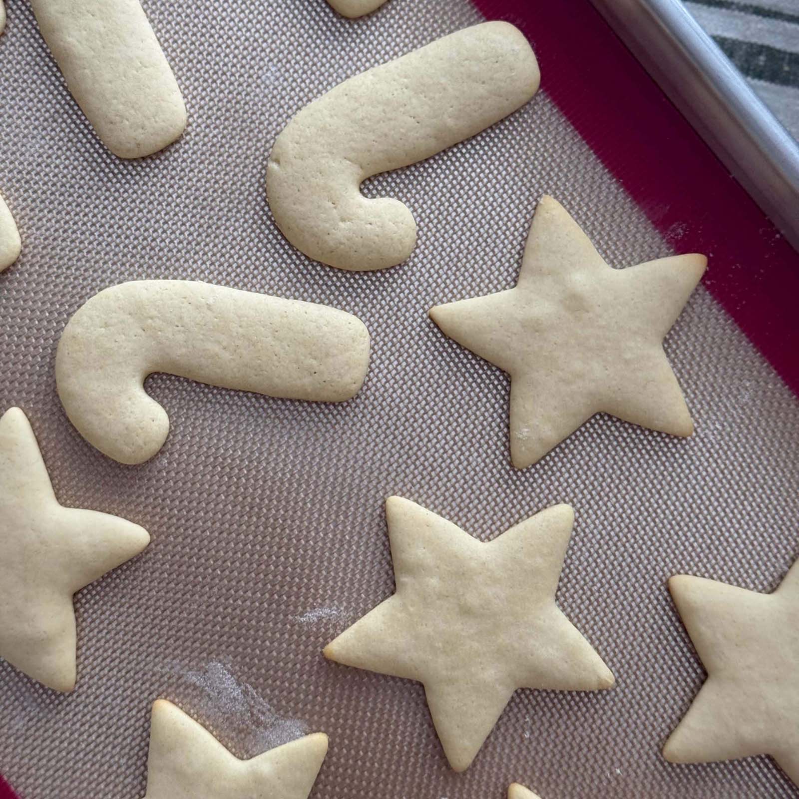 Baked Sugar Cookies Unfrosted