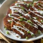 Mashed Potato Patties with Sour Cream