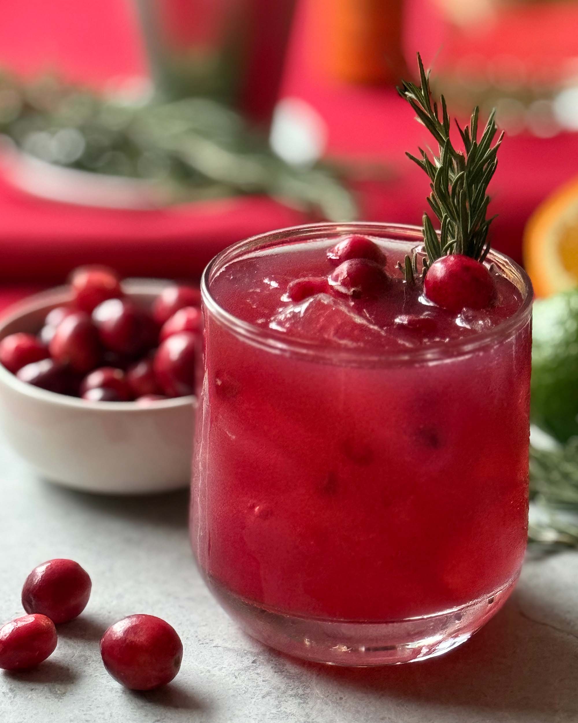 Christmas Cocktail with Tequila