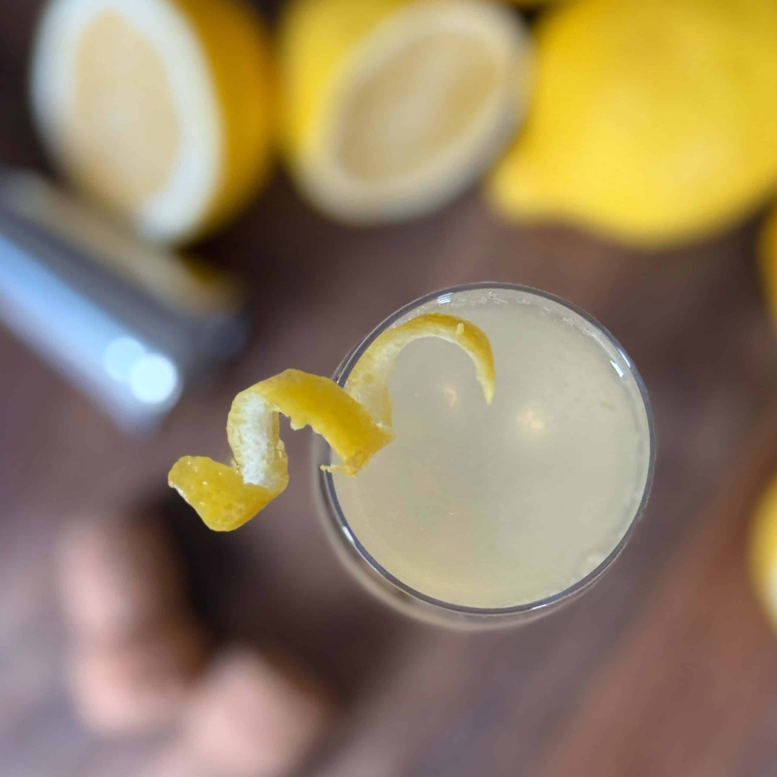 Lemon Twist for French 76 Recipe