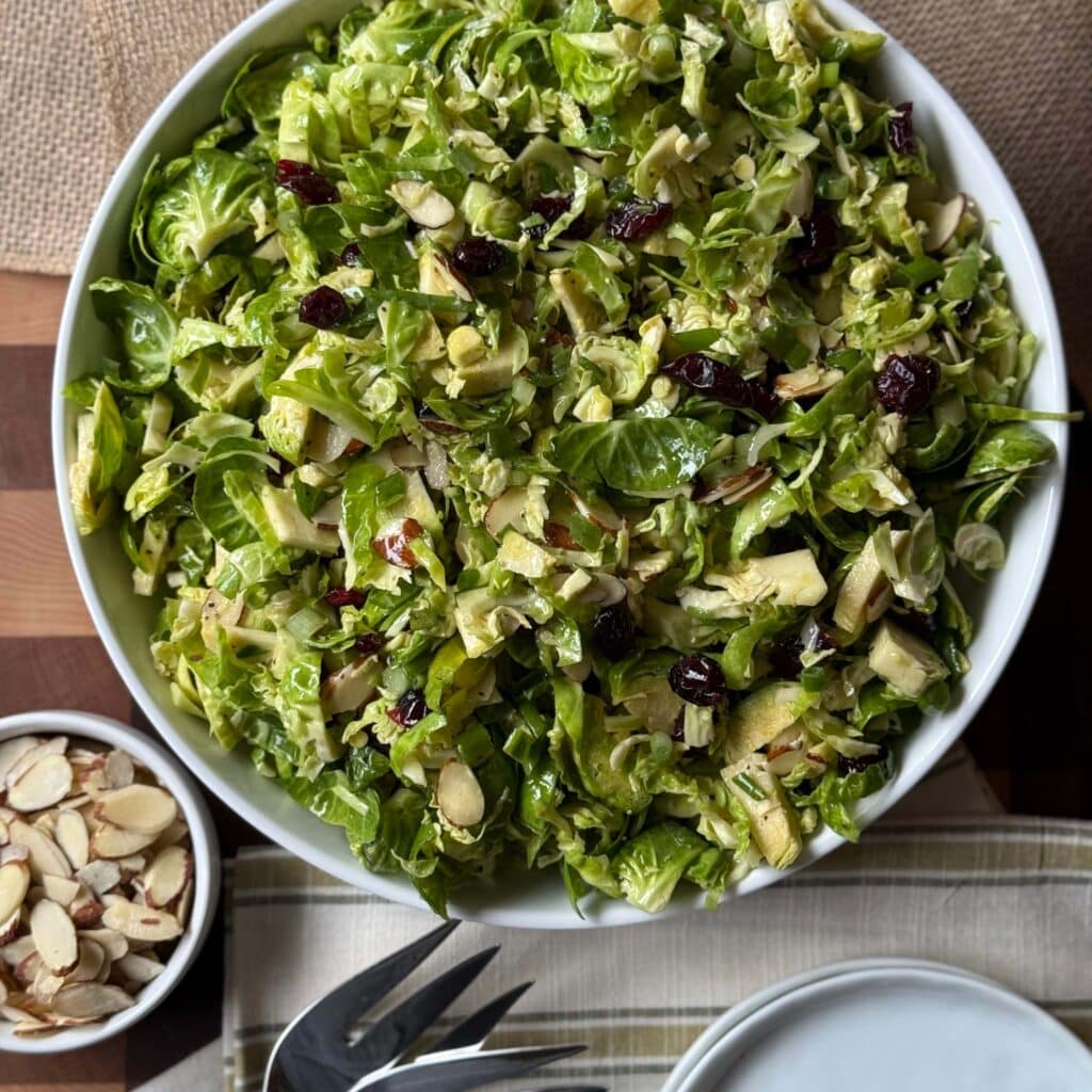 Shredded Brussels Sprout Salad