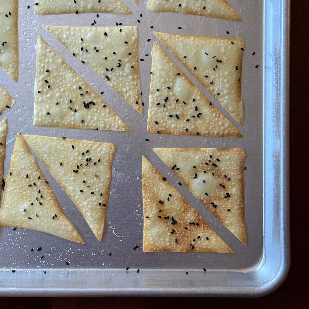 Baked Wonton Chips