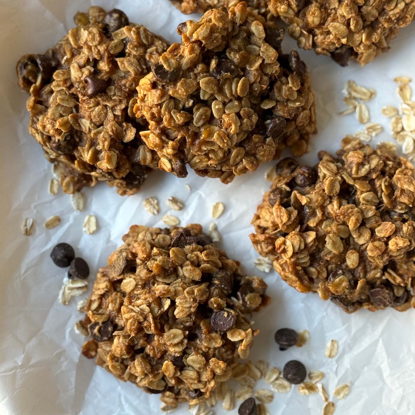 Breakfast Cookies with Banana and Oats