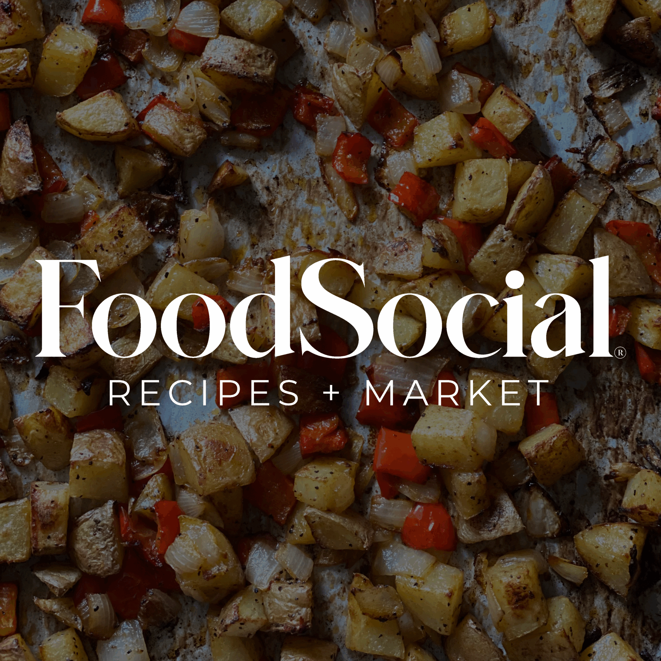 FoodSocial Recipes + Market Graphic