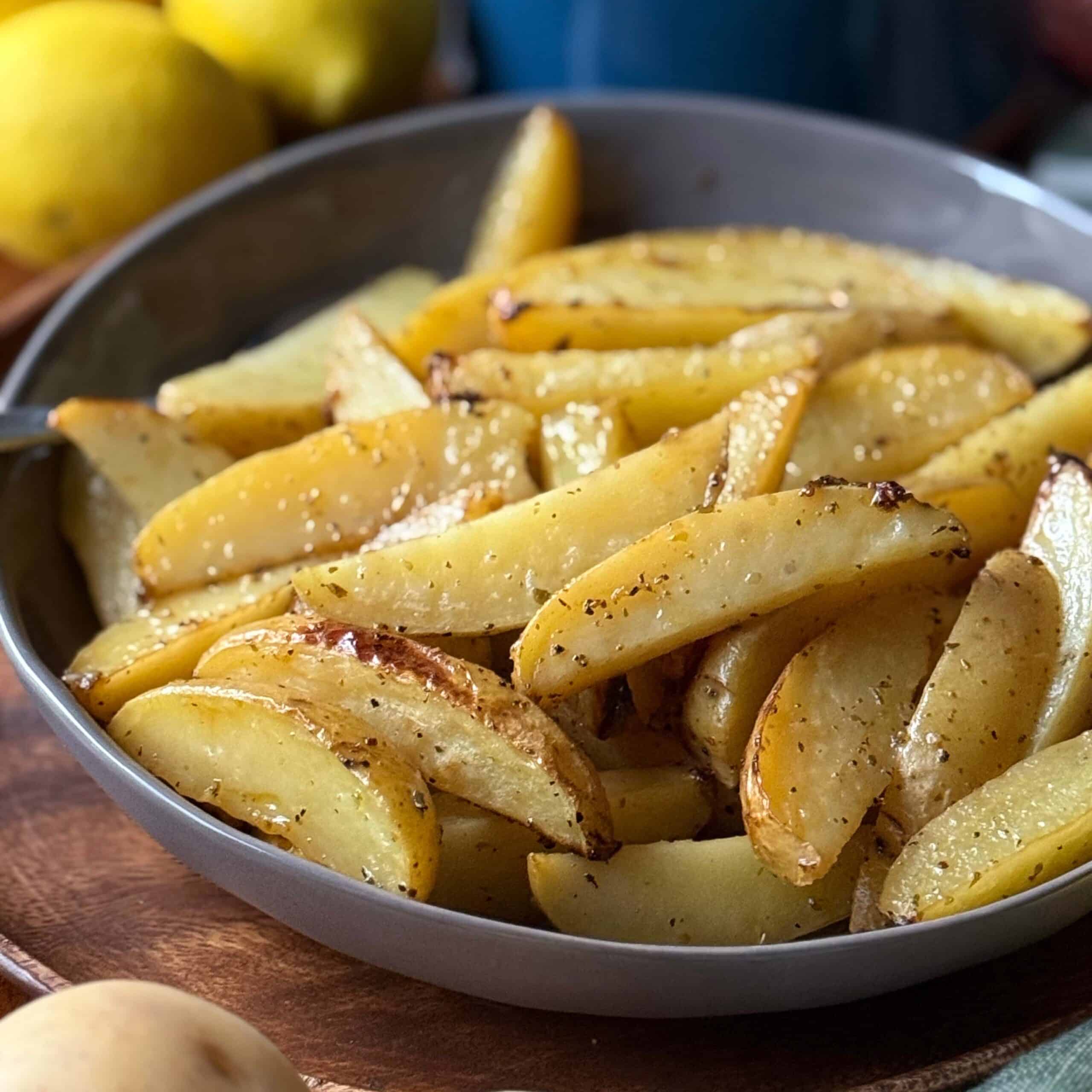 Greek Potatoes Recipe with Lemon and Garlic