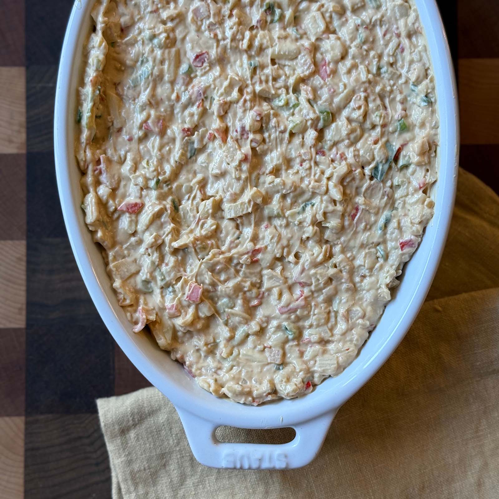 Spread Mixture into a Baking Dish
