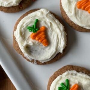 Frosted Carrot Cake Cookie