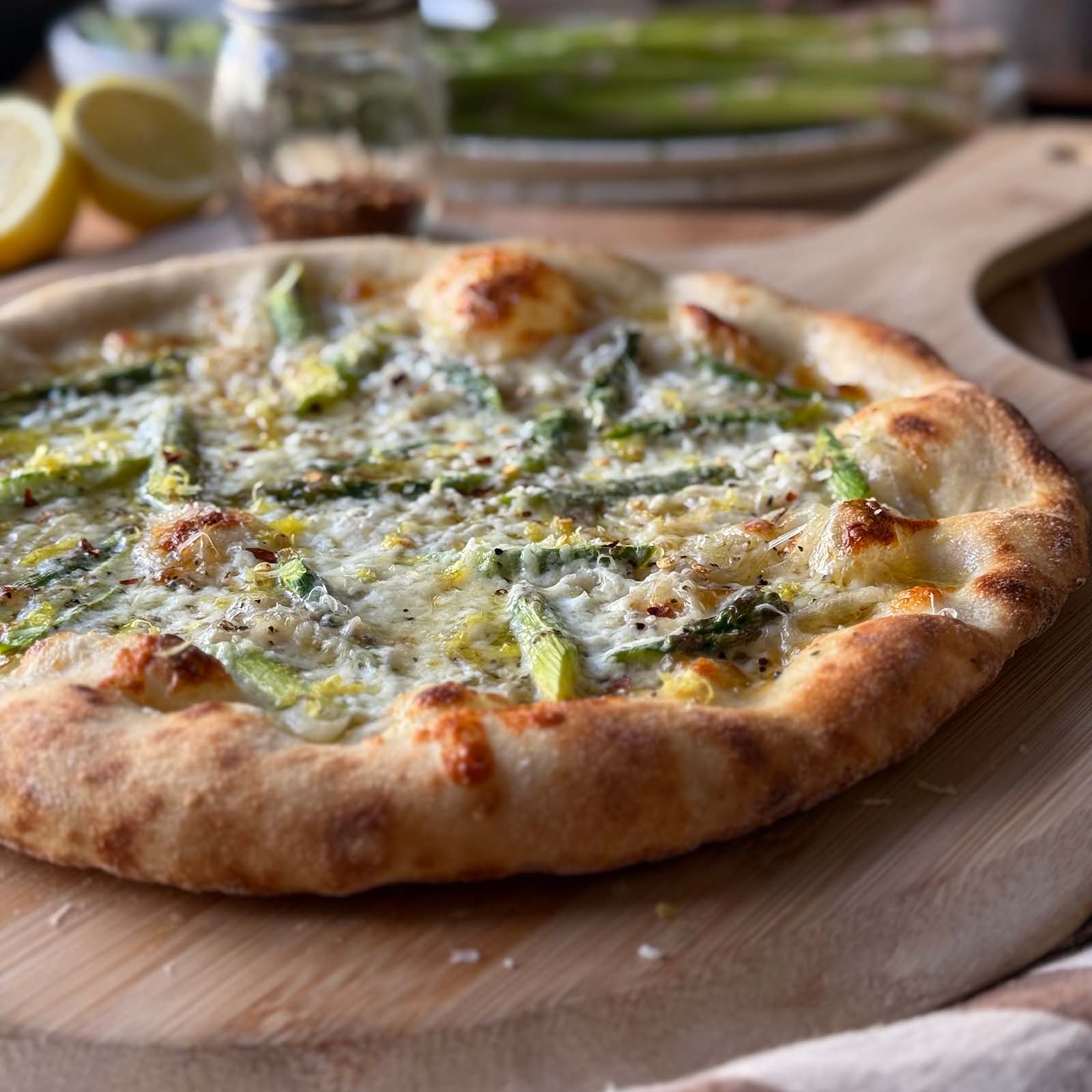 Asparagus Pizza