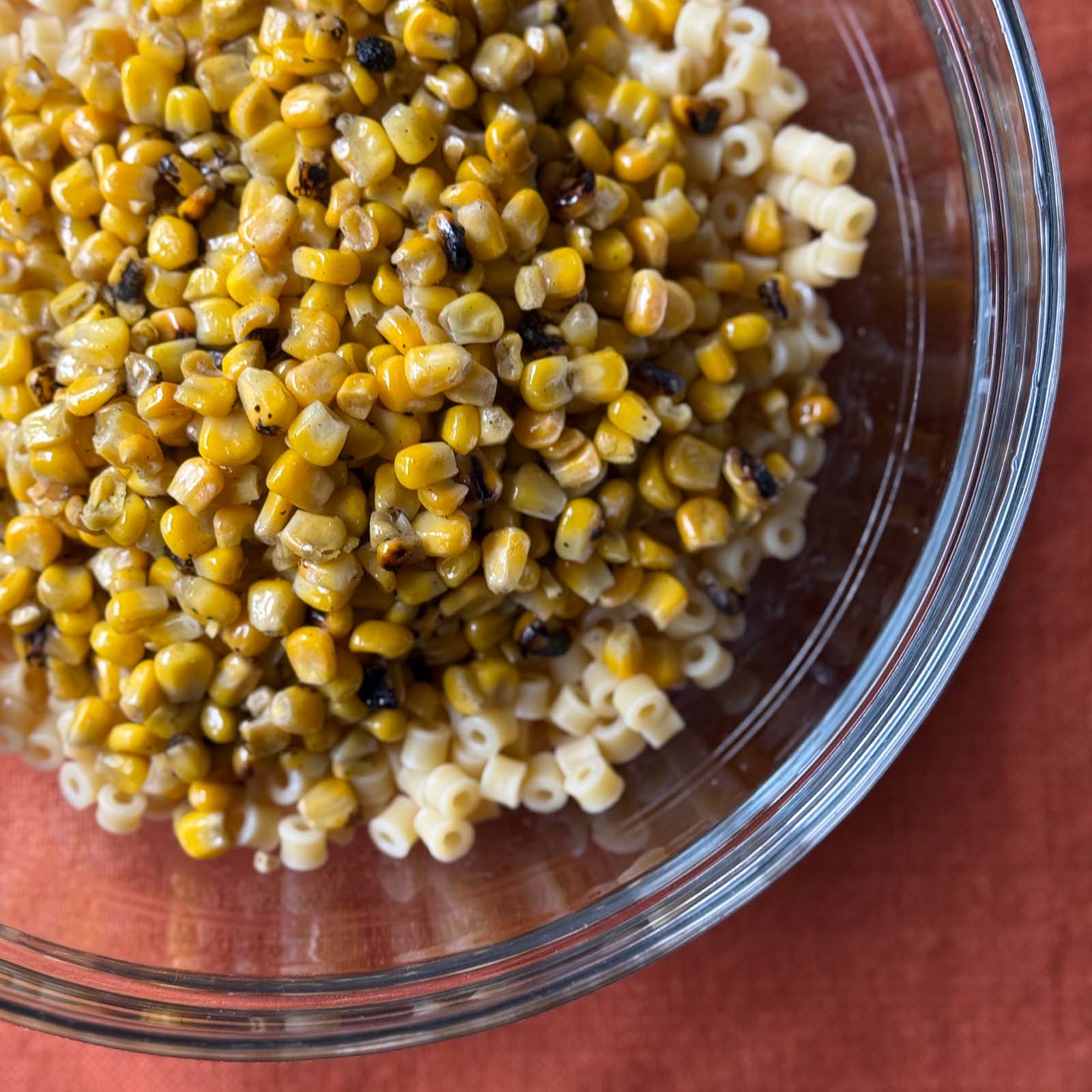 Charred Corn and Pasta