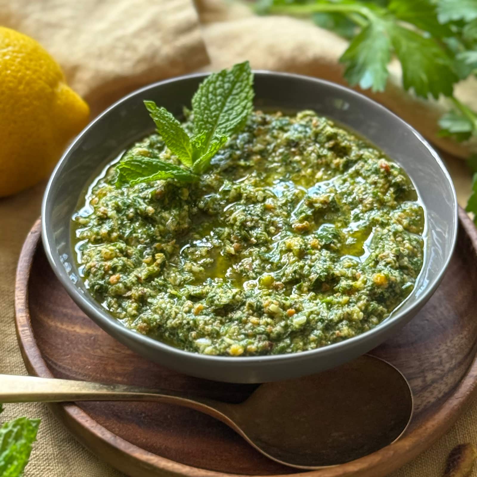 Mint Pesto Recipe