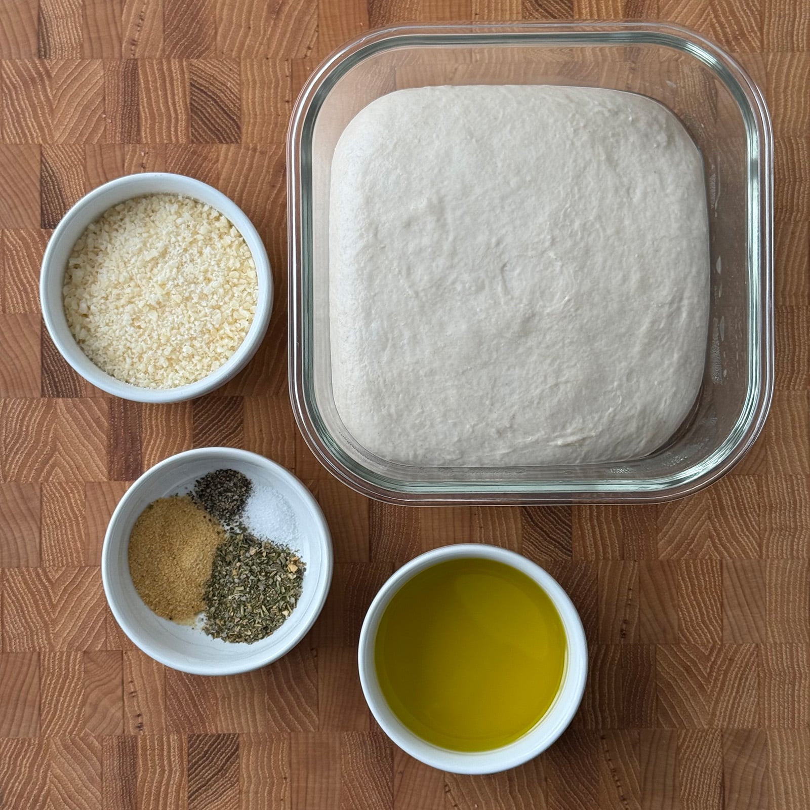 Ingredients for Garlic Breadsticks