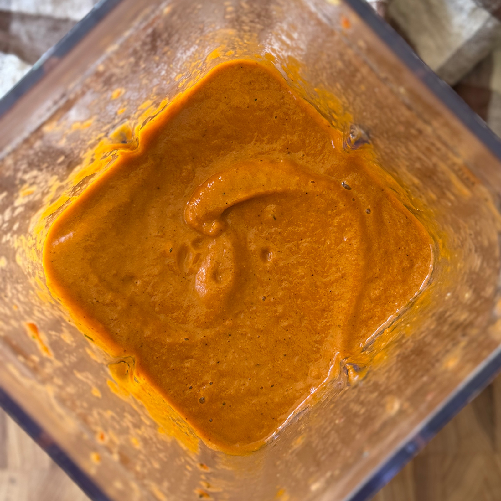 Roasted Cherry Tomato Sauce in a Blender