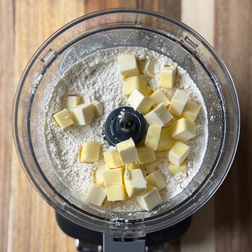 Butter Added to Flour for Pie Crust