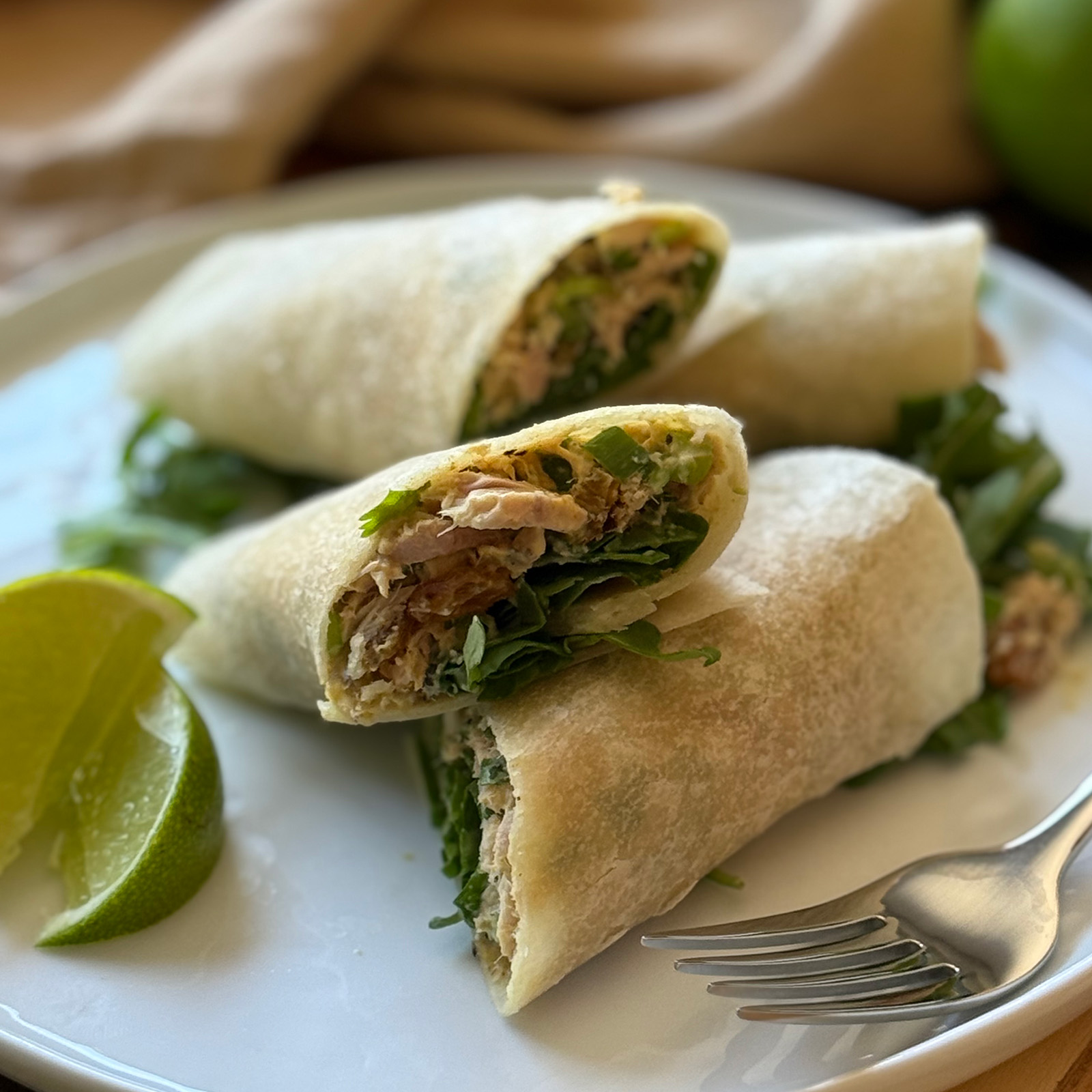 Curried Tuna Salad Wraps