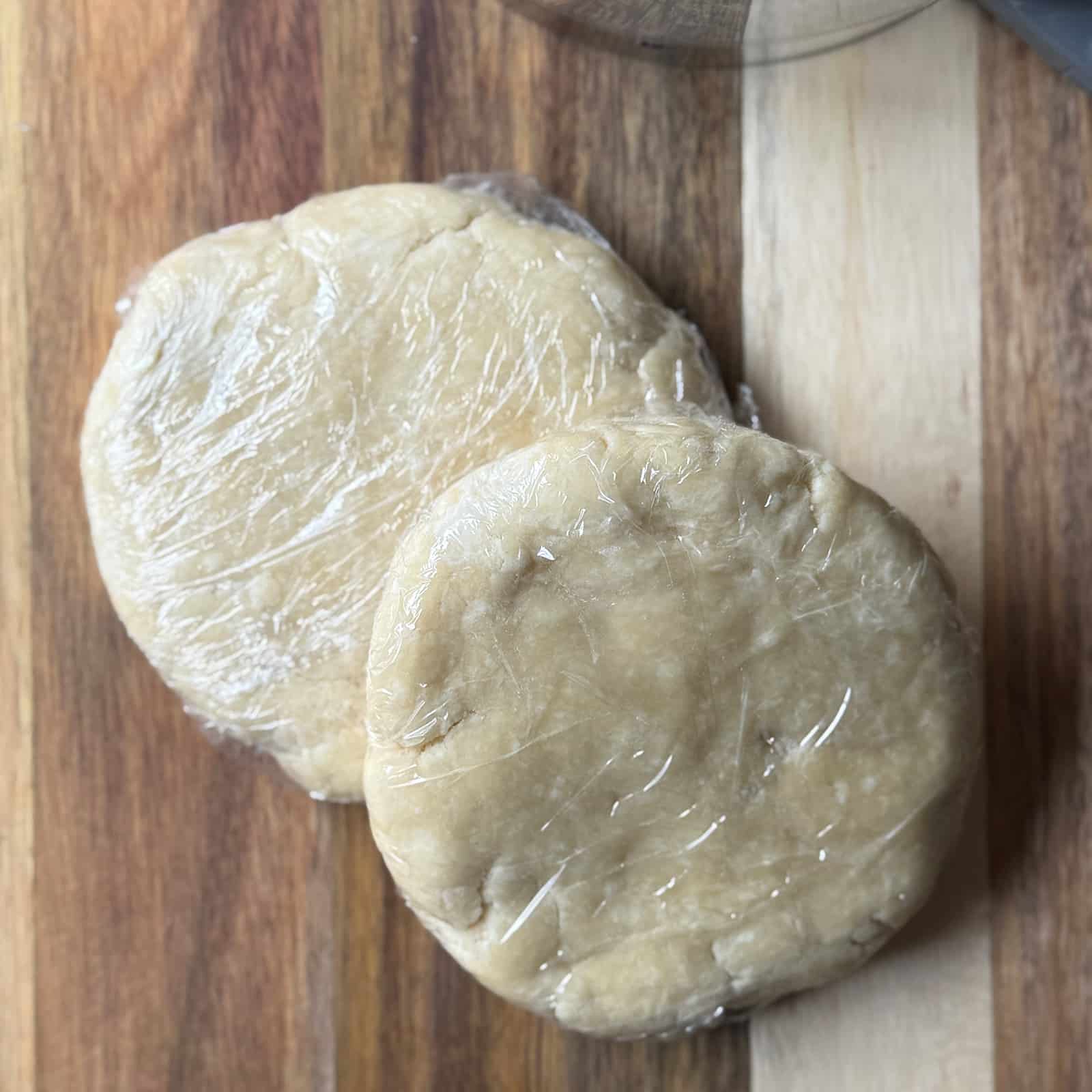 Pie Crust Dough Disks Wrapped
