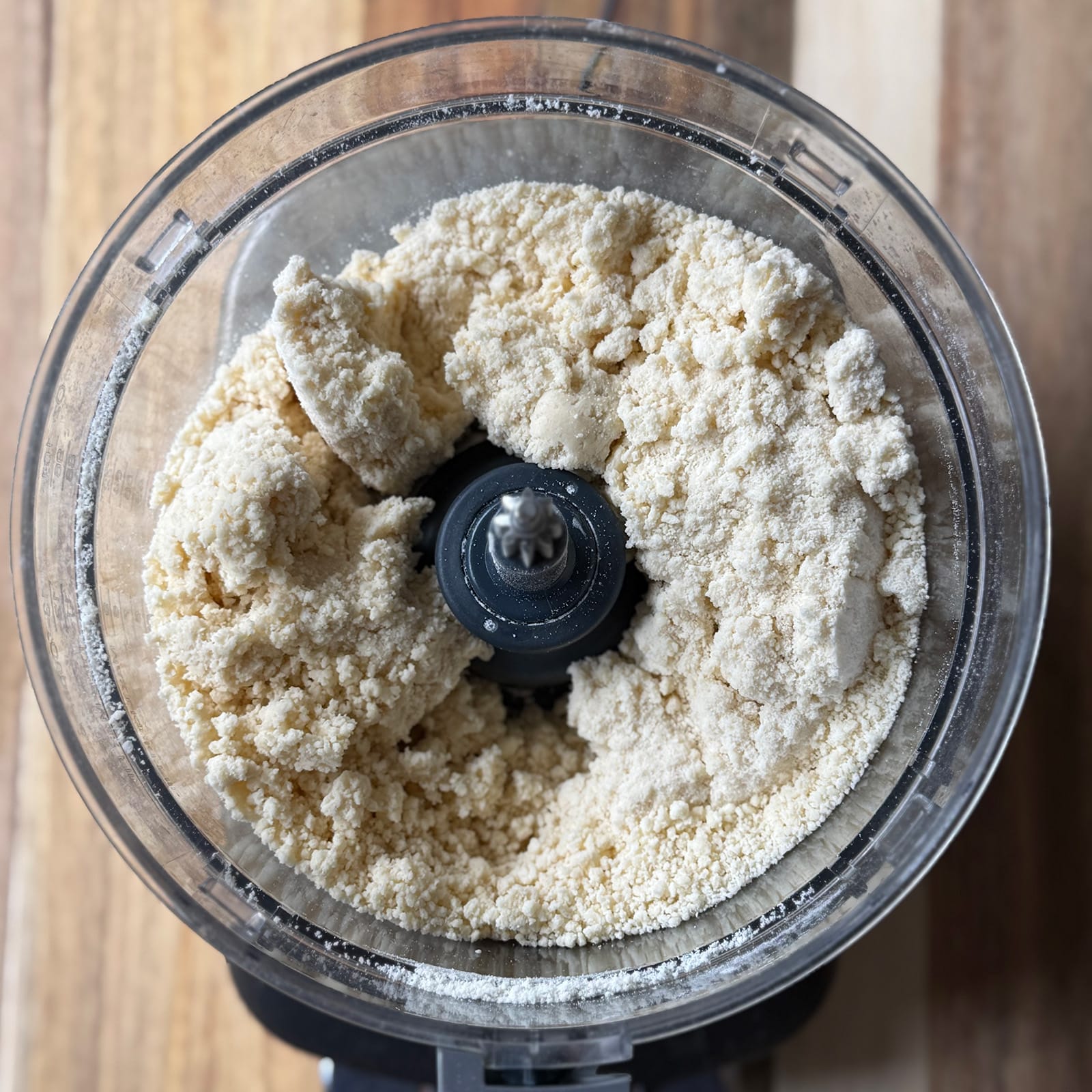 Pie Crust Dough in Food Processor