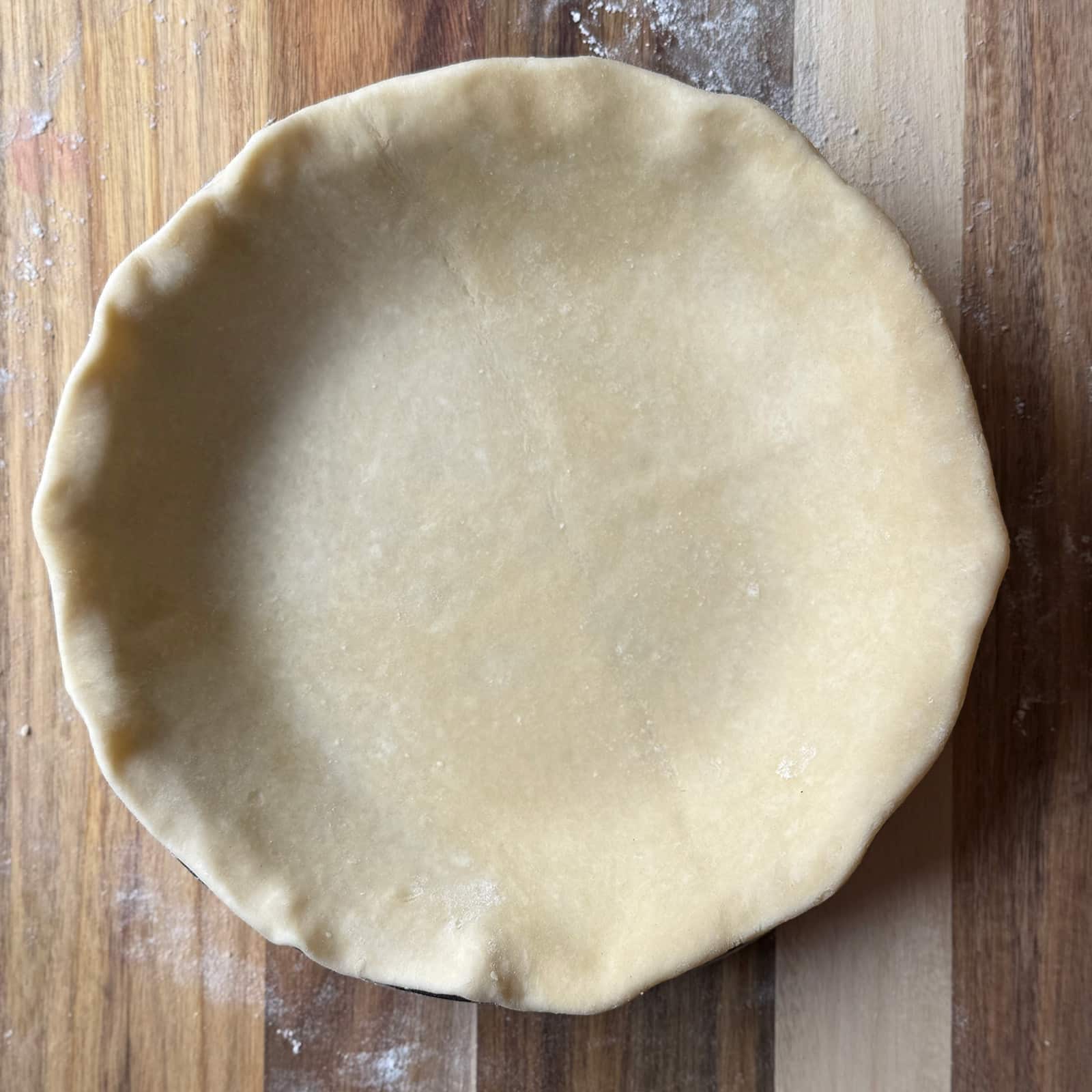 Unbaked Homemade Pie Crust
