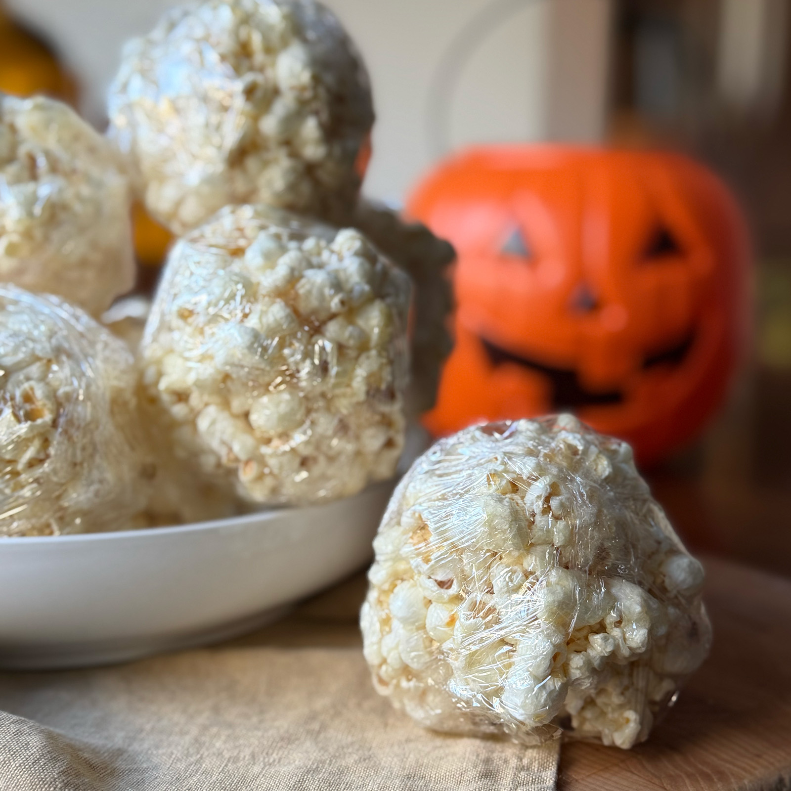 Halloween Popcorn Balls
