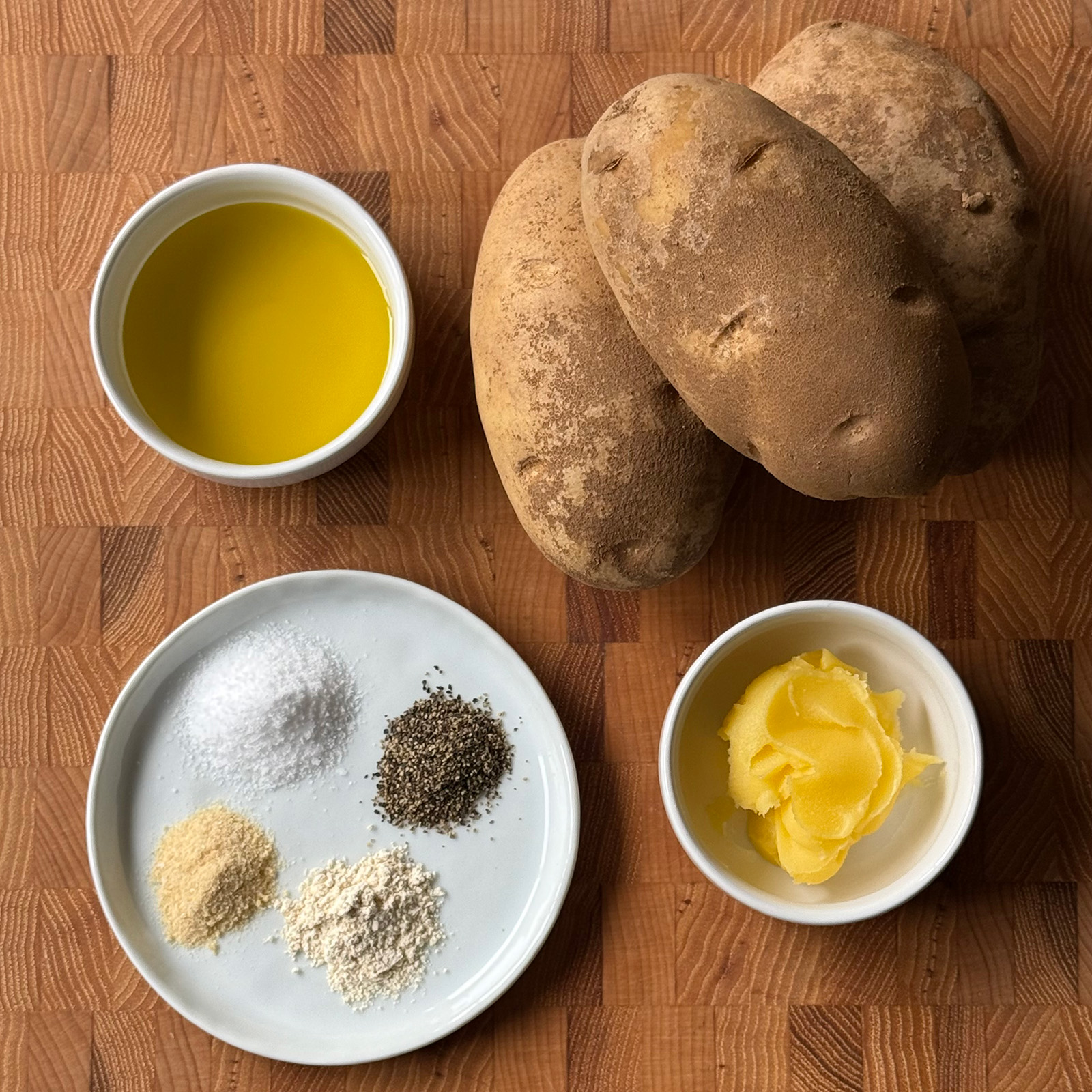 Ingredients for Home Fries